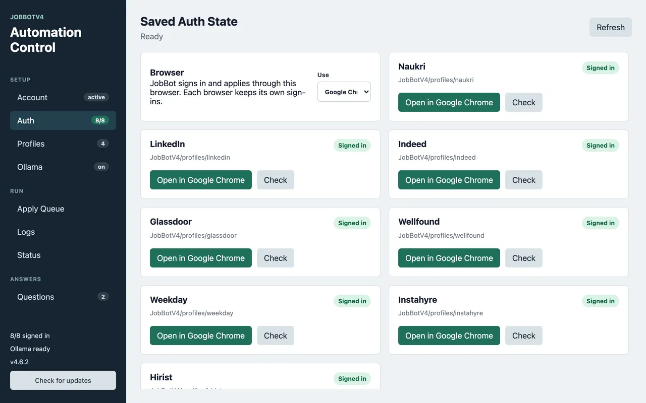 JobBot screenshot 1 of 4