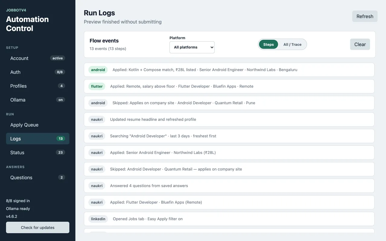 JobBot screenshot 3 of 4
