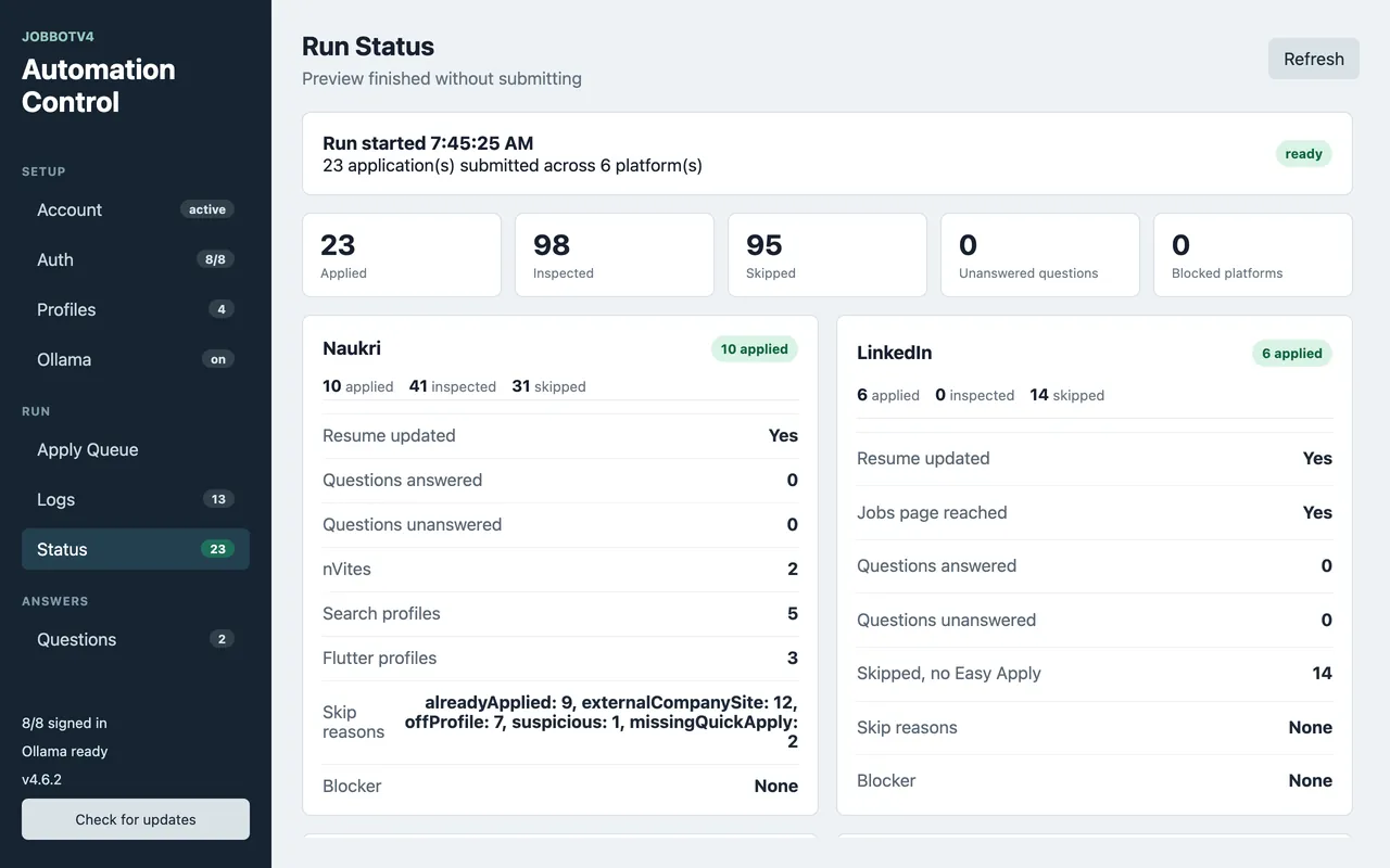 JobBot screenshot 4 of 4
