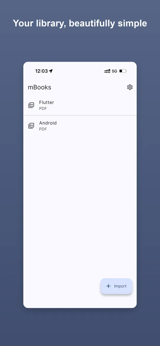 mBooks screenshot 1 of 3